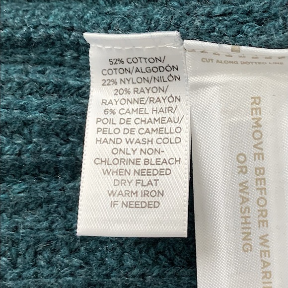 LOFT Pullover Sweater w/ Crocheted Arms - Picture 12 of 14